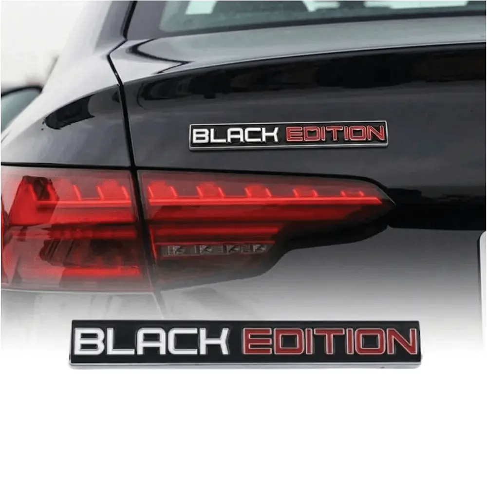 Black Edition 3D Metal Sticker 1