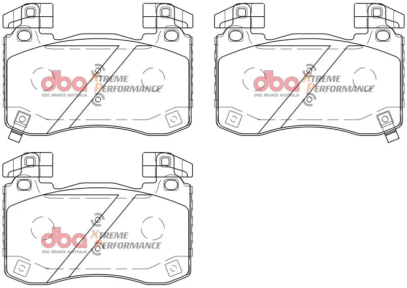 Dba Xp Performance Front Brake Pads For 2018+ Kia Stinger V6 Twin-Turbo Models 1