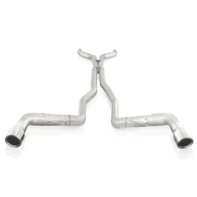 Stainless Works Dual-Chamber Cat-Back Exhaust System With X-Pipe For 2010–2015 Camaro 6.2L – Factory-Connect Design 1