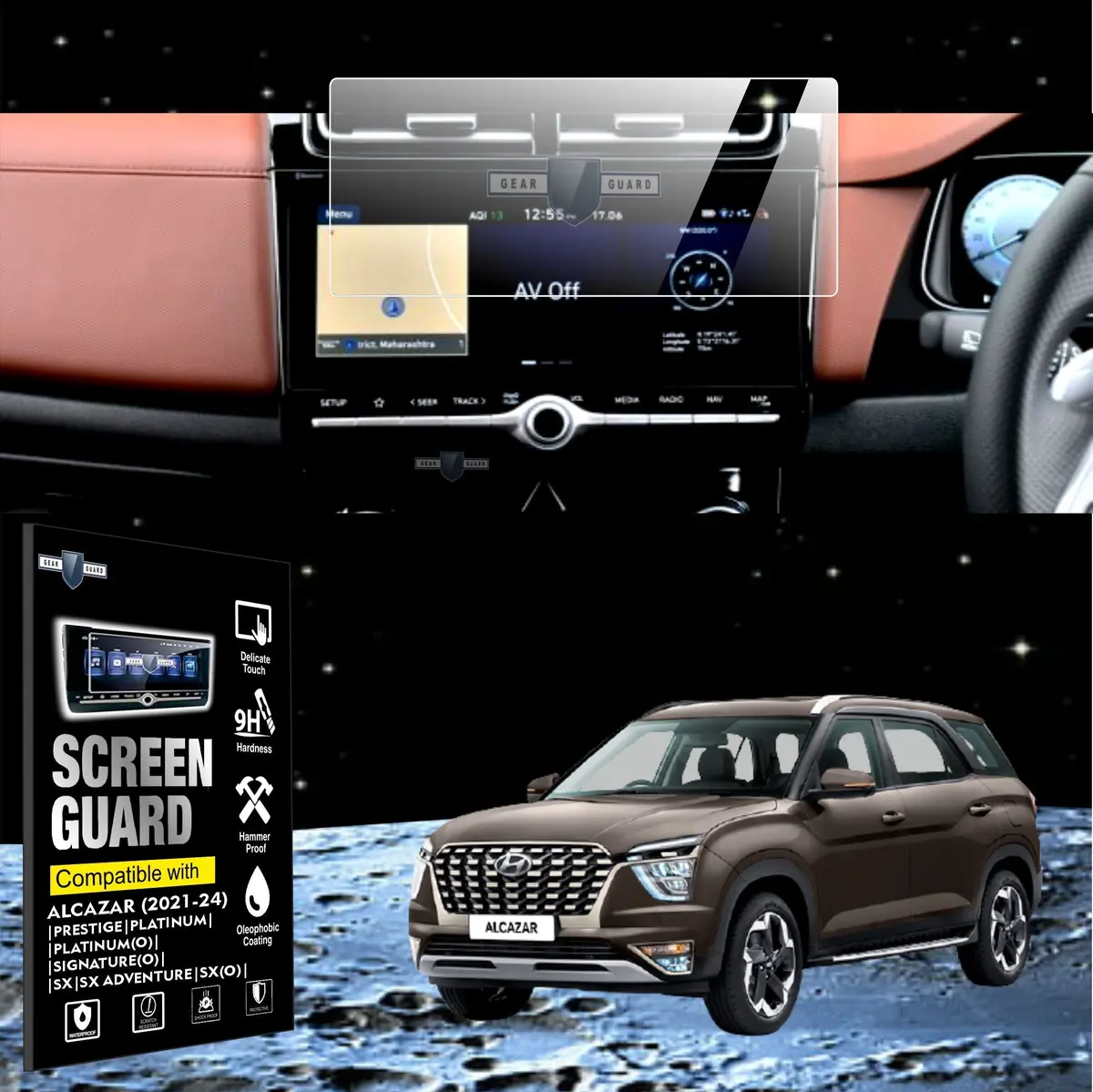 Hyundai Alcazar Touch Screen Guard [2021-2024] 1
