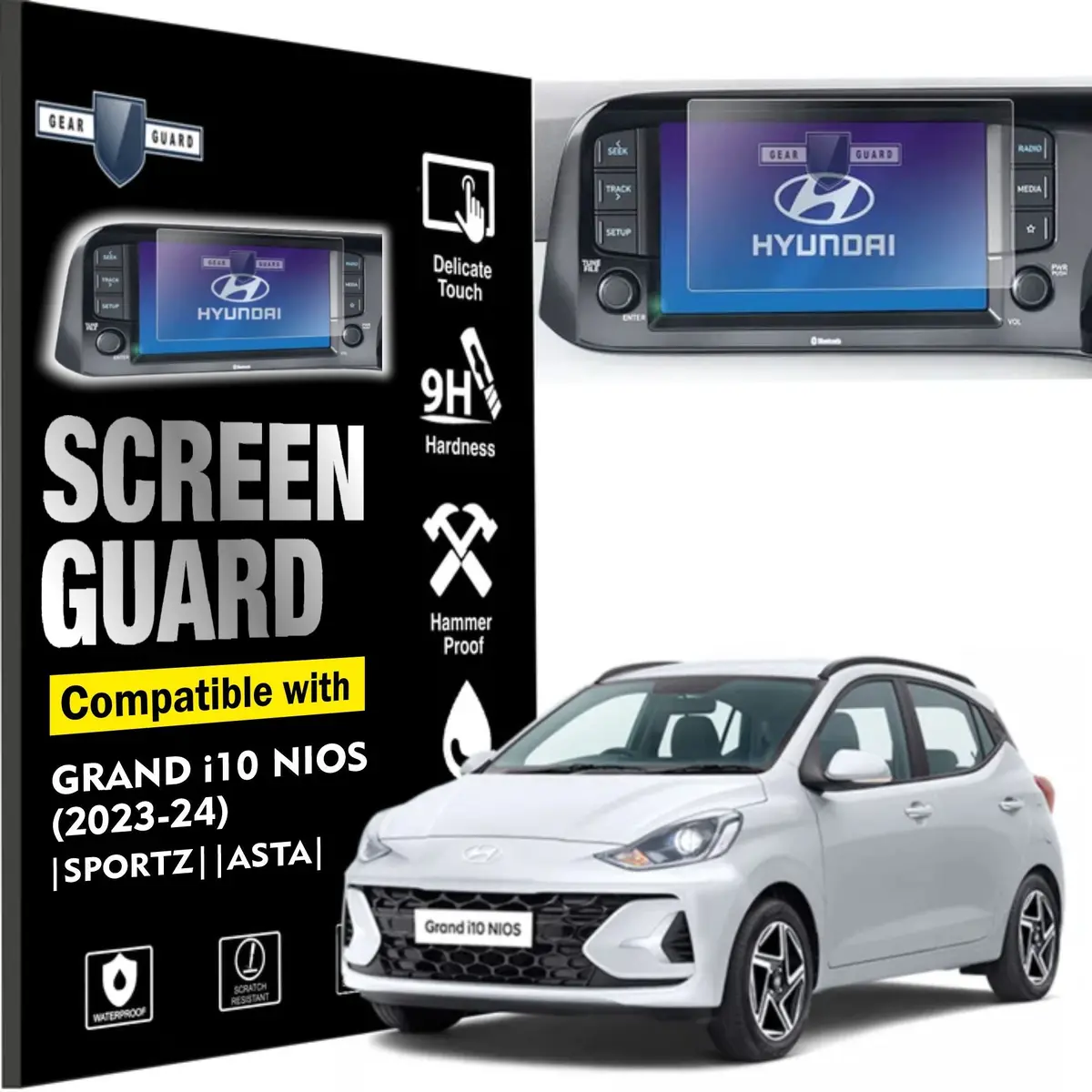 Hyundai Grand I10 Nios Touch Screen Guard [2023-2026] 1