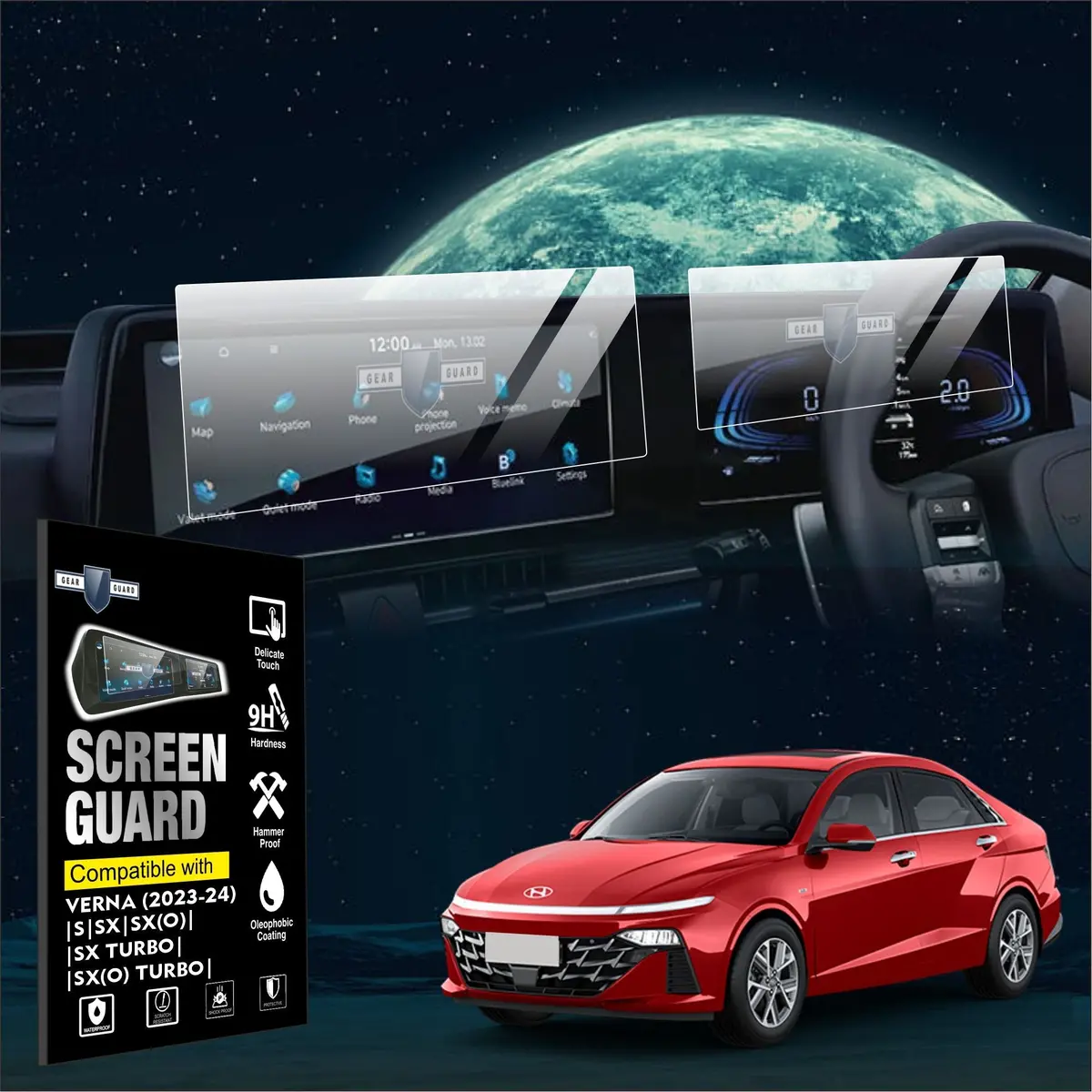 Hyundai Verna Facelift Screen Protector [2023-2025] 3