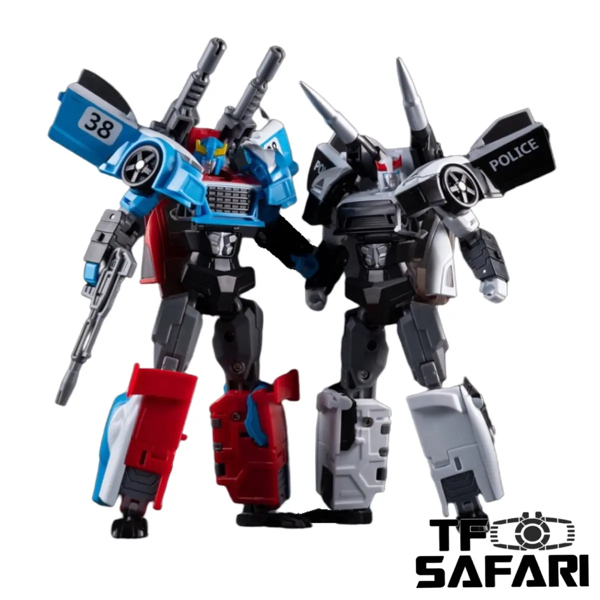 Tt Hongli Model Hf-01 Hf01 Patrol (Prowl) / Hf-02 Hf02 Speed (Smokescreen) 2 In 1 Set 14Cm / 5" 1