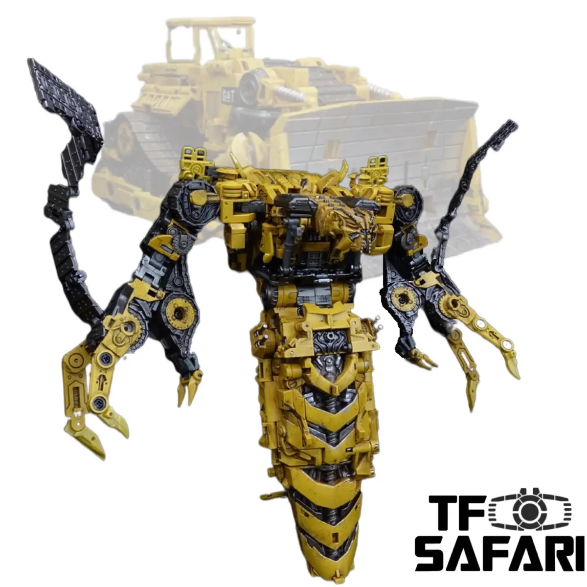 Devil Saviour (Bombusbee) Ds-06 Sweeping Of Trouble Maker (Rampage Of Rotf Devastator Constructicons) 19Cm / 7.5" 1