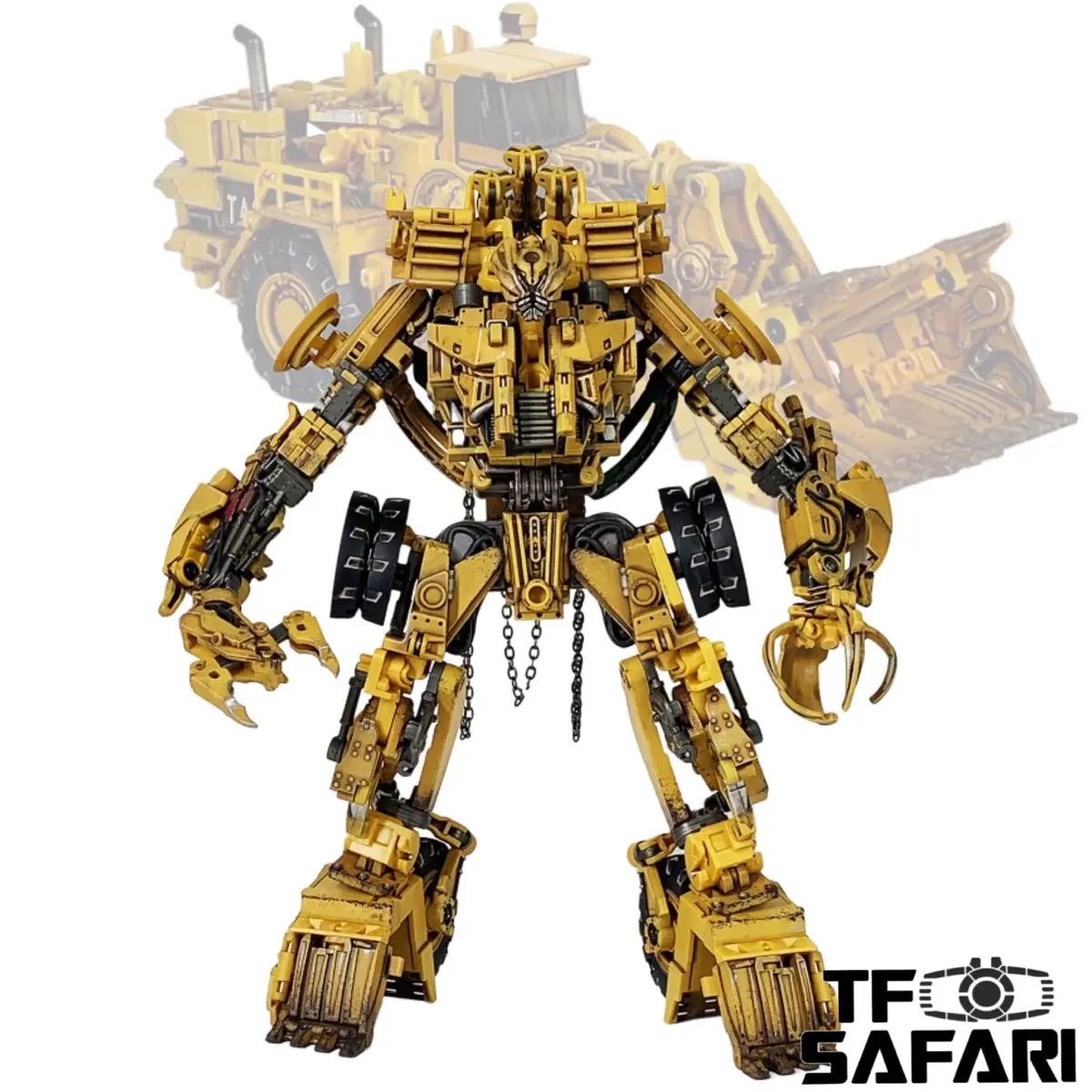 Devil Saviour (Bombusbee) Ds-05 Landslip Of Trouble Maker ( Scrapper Of Rotf Devastator Constructicons) 18Cm / 7" 1