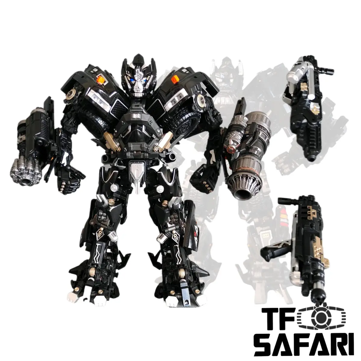 4Th Party Black Apple M-06 M06(Ko Not Mpm06 Mpm-06)Masterpiece Ironhide Oversized (Black Apple Alloy Modified Version / Black Box) 1