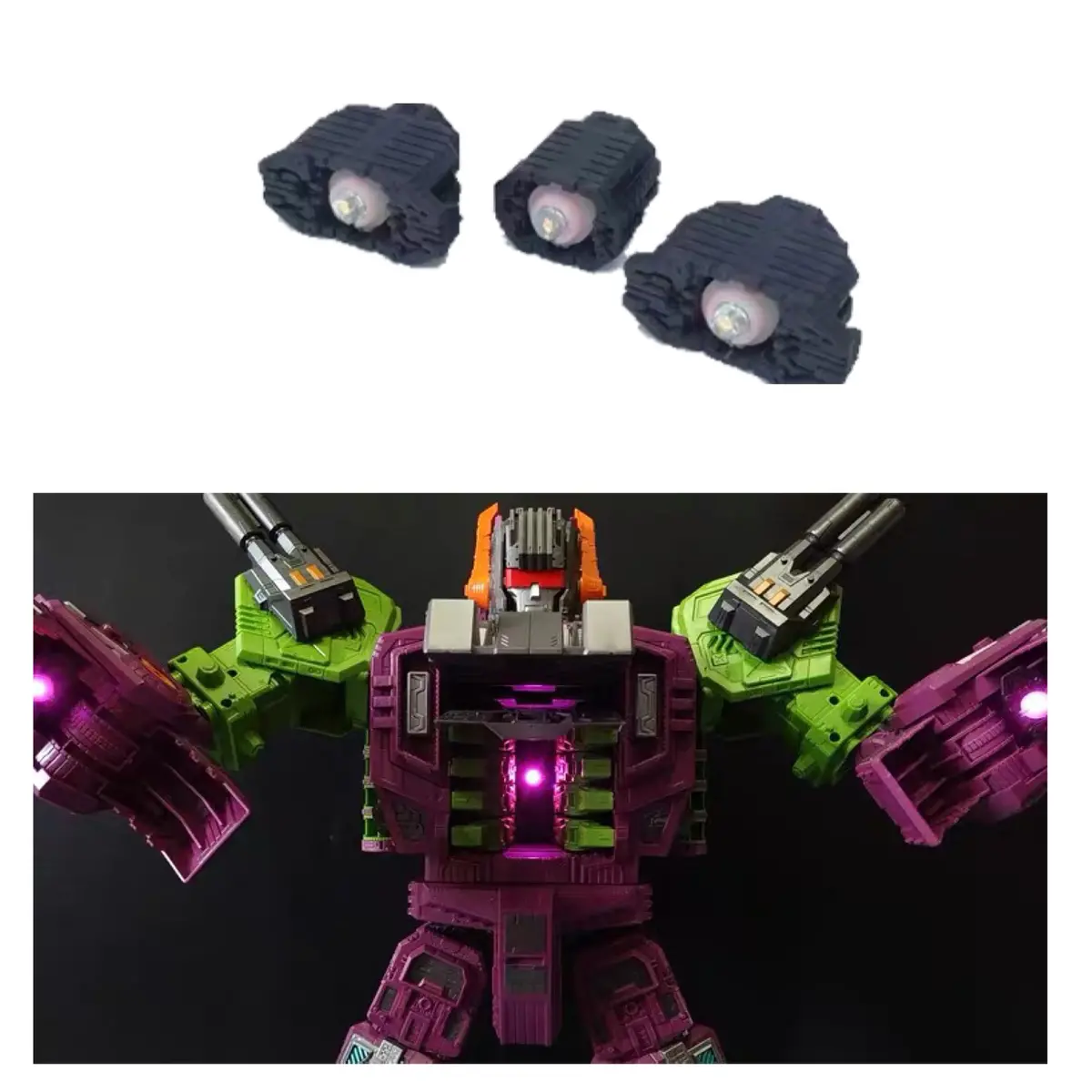 Shockwave Lab Sl-86 Sl86 Led Upgrade Kit For Earthrise Scorponok ( Titan-Class ) Upgrade Kit. 1