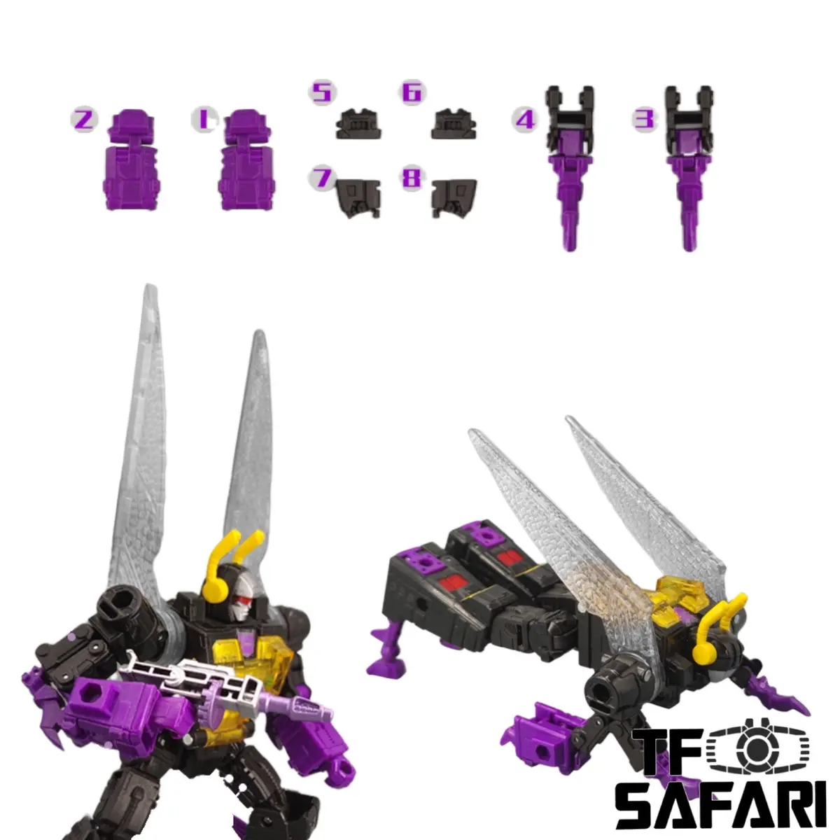 Go Better Studio Gx39a Gx-39A(Gb1051 Gb-1051) Gap Fillers & Replacement Arm Parts For Generations Legacy Insecticon Kickback Upgrade Kit 1