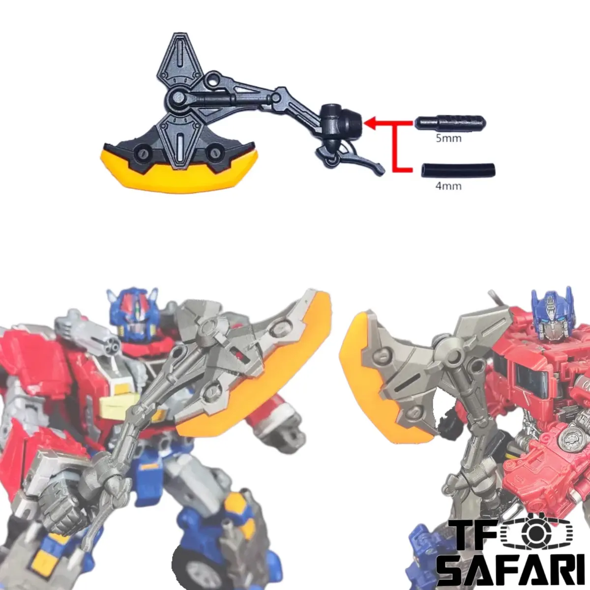 Bdt Studio Bdt-23A Bdt23a Weapon Set (Energon Axe) For Diaclone Da65 / Da79 Battle Convoy / Ss38 Optimus Prime Upgrade Kit 1