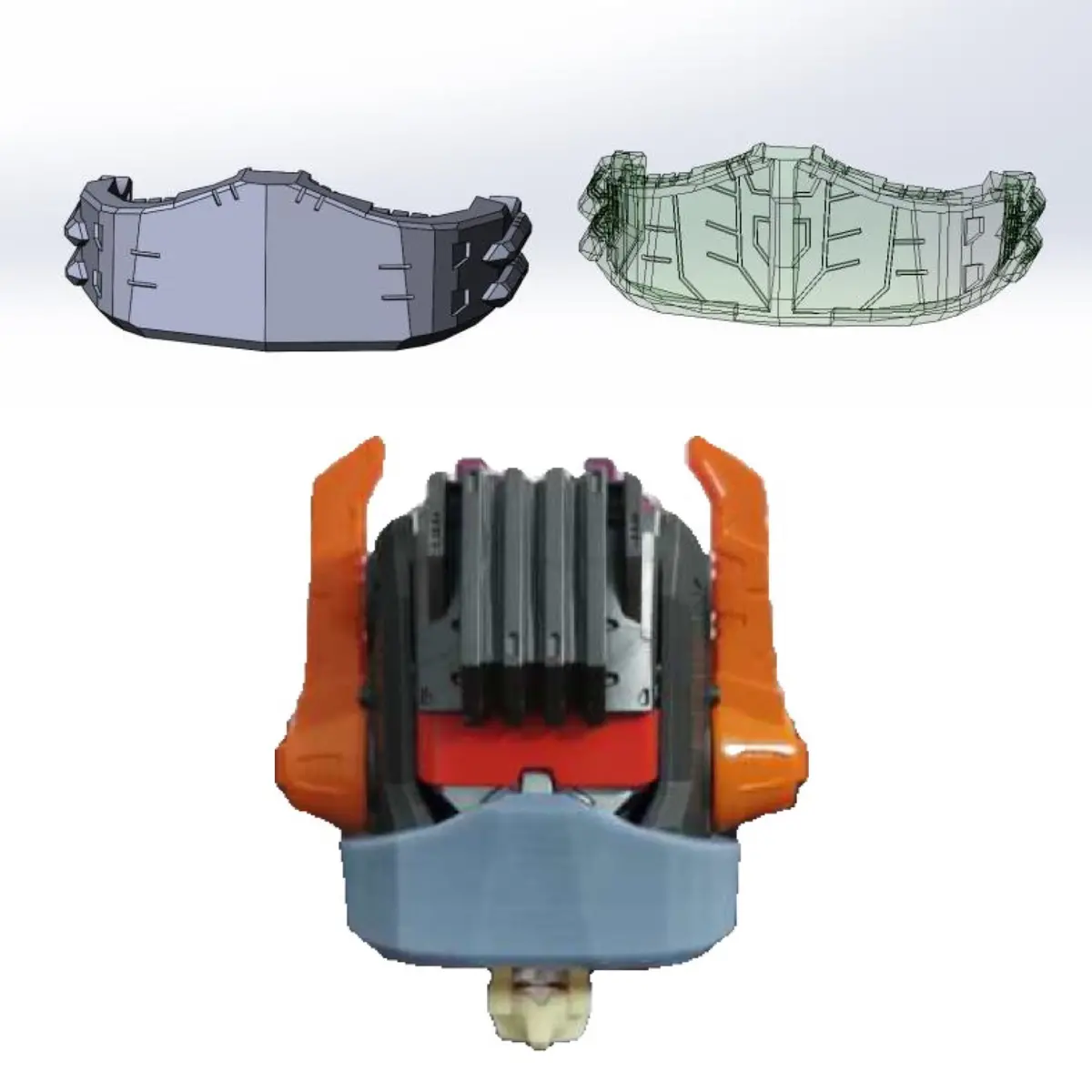 【Display Only】Matrix Workshop Face Mask For Wfc Earthrise Scorponok Upgrade Kit 1