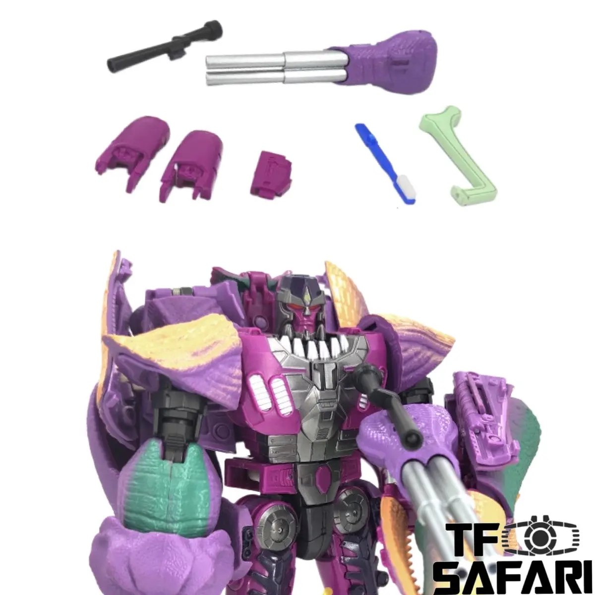Go Better Studio Gx-21 Gx21 Weapons And Upgrade Kits For Wfc Kingdom Megatron (Beast) Upgrade Kit 1