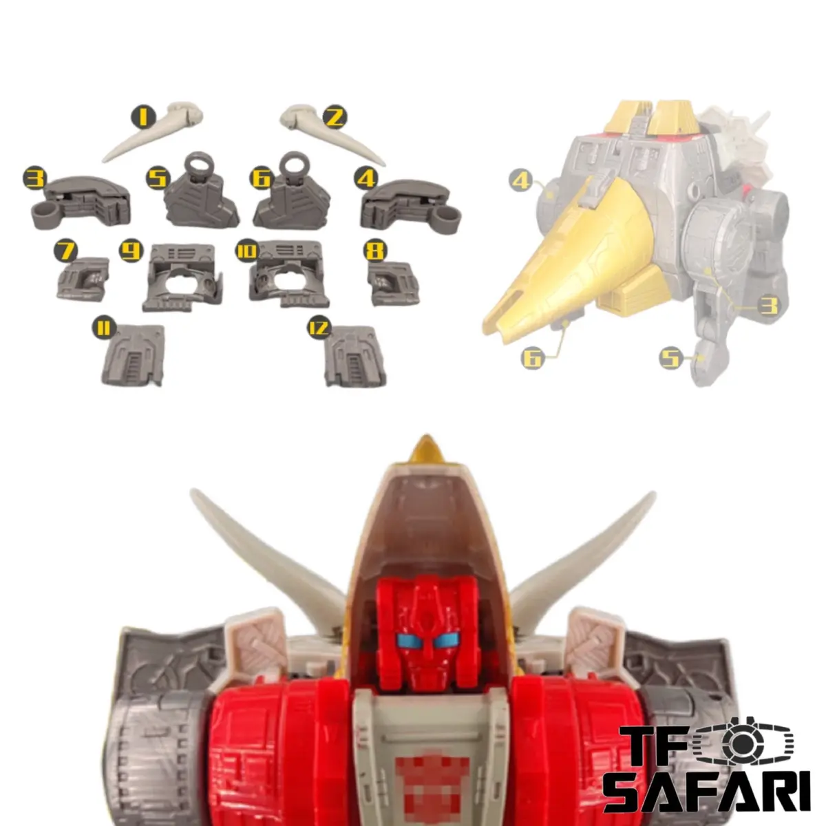 Go Better Studio Gx36 Gx-36 Gap Fillers For Studio Series 86 Ss86 Slag Dinobot Upgrade Kit 1