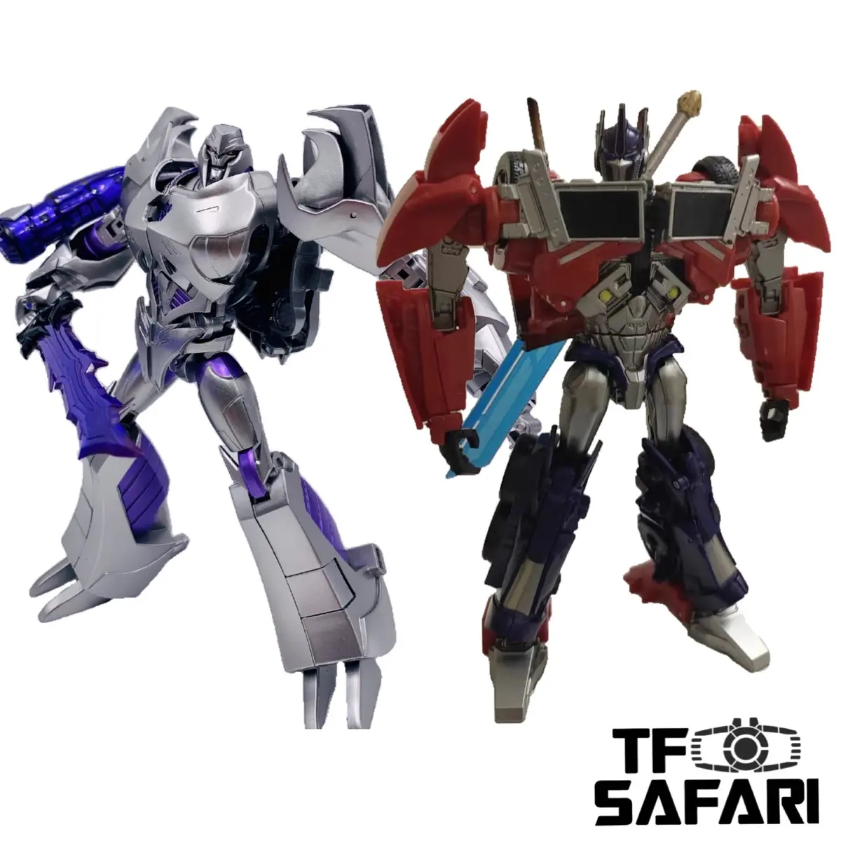 Apc Toys Apc001 / Apc004 Charger & Dark Master ( 1:1 Tfp Optimus Prime & Megatron Voyage Class ) 20Cm / 8" 1