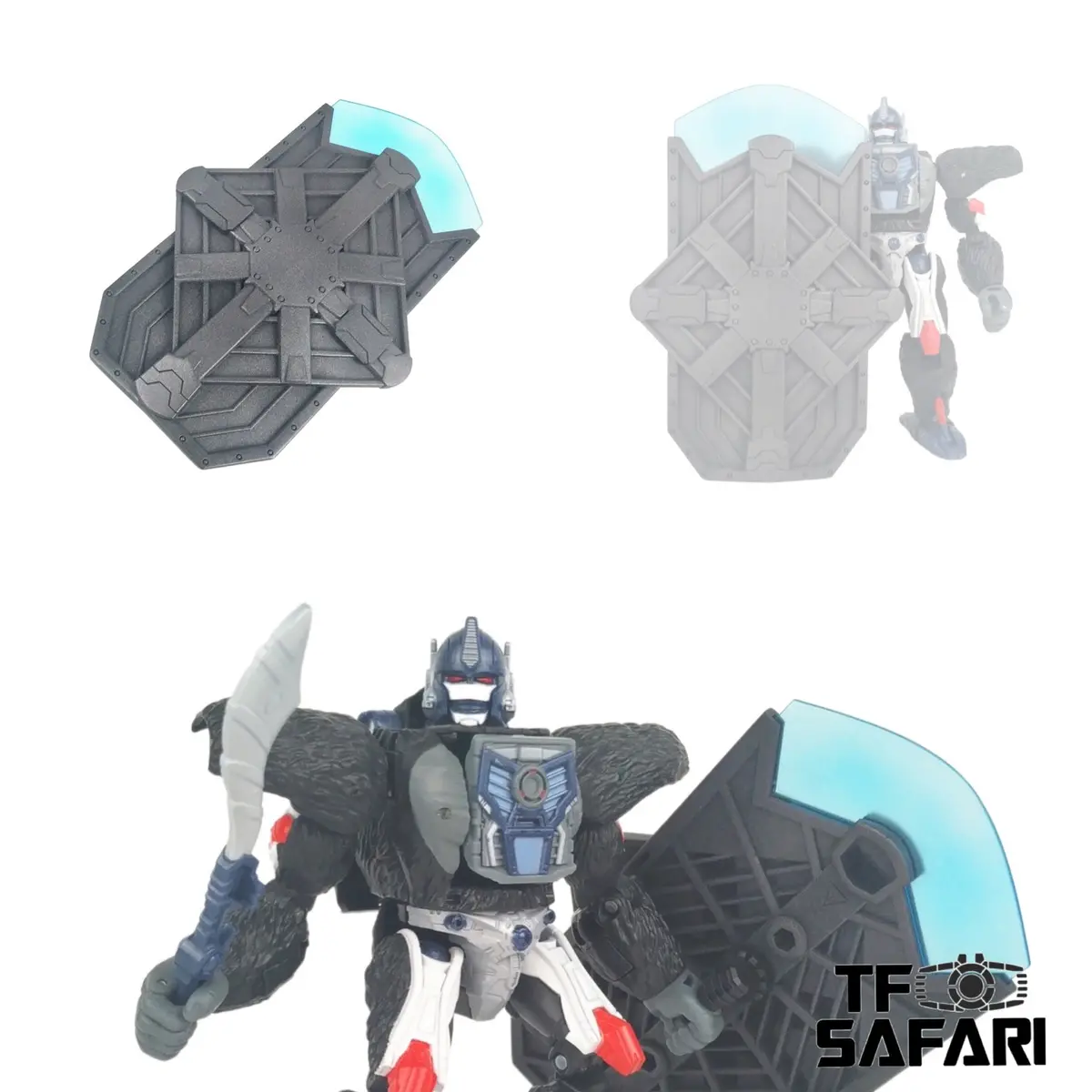 Shockwave Lab Sl-117 Sl117 Blast Shield For Kingdom Optimus Primal Upgrade Kit. 1
