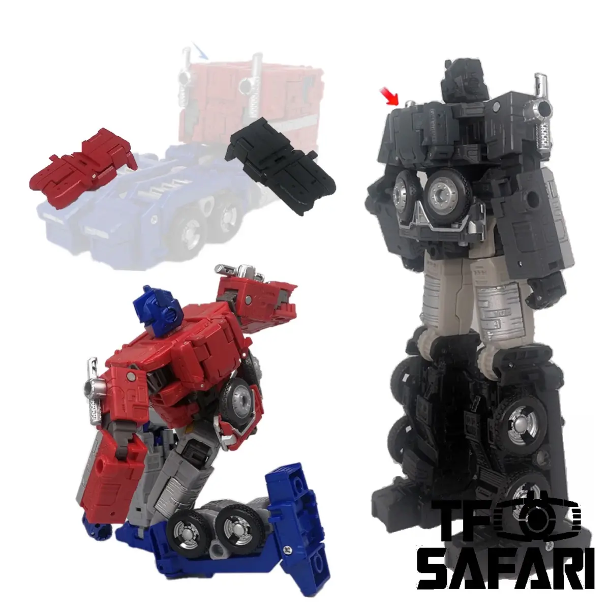 Go Better Studio Gx-09 Gx09 Upgrade Kit For Back-Pack Of Wfc Earthrise Optimus Prime ( Gap Fillers) 1