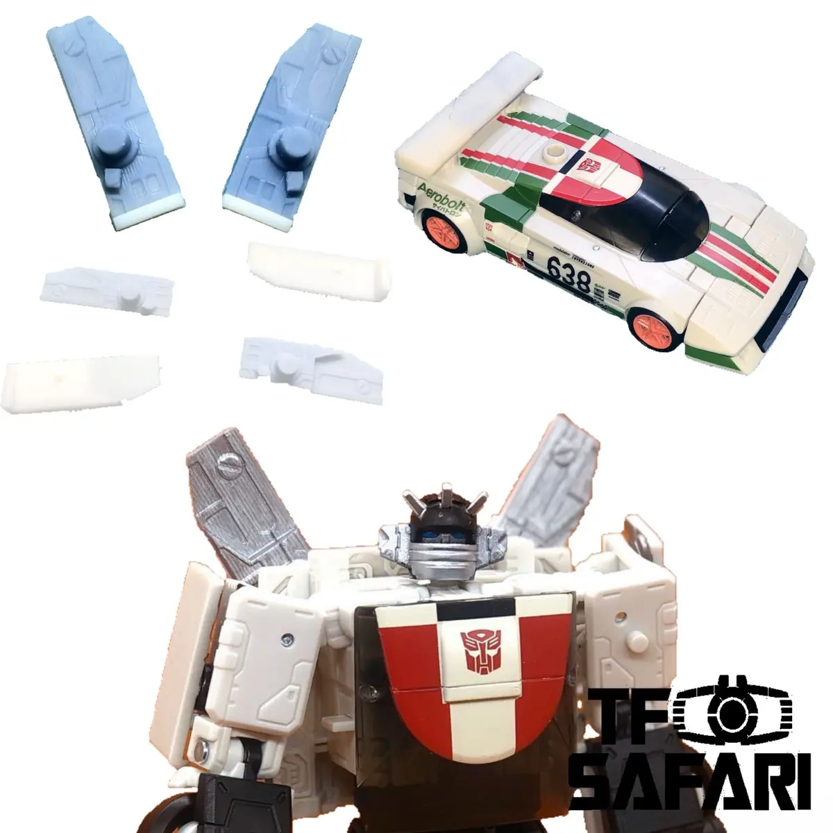 Skw-04 Replaceable Tail Wing For Wfc Earthrise Wheeljack Upgrade Kit 1