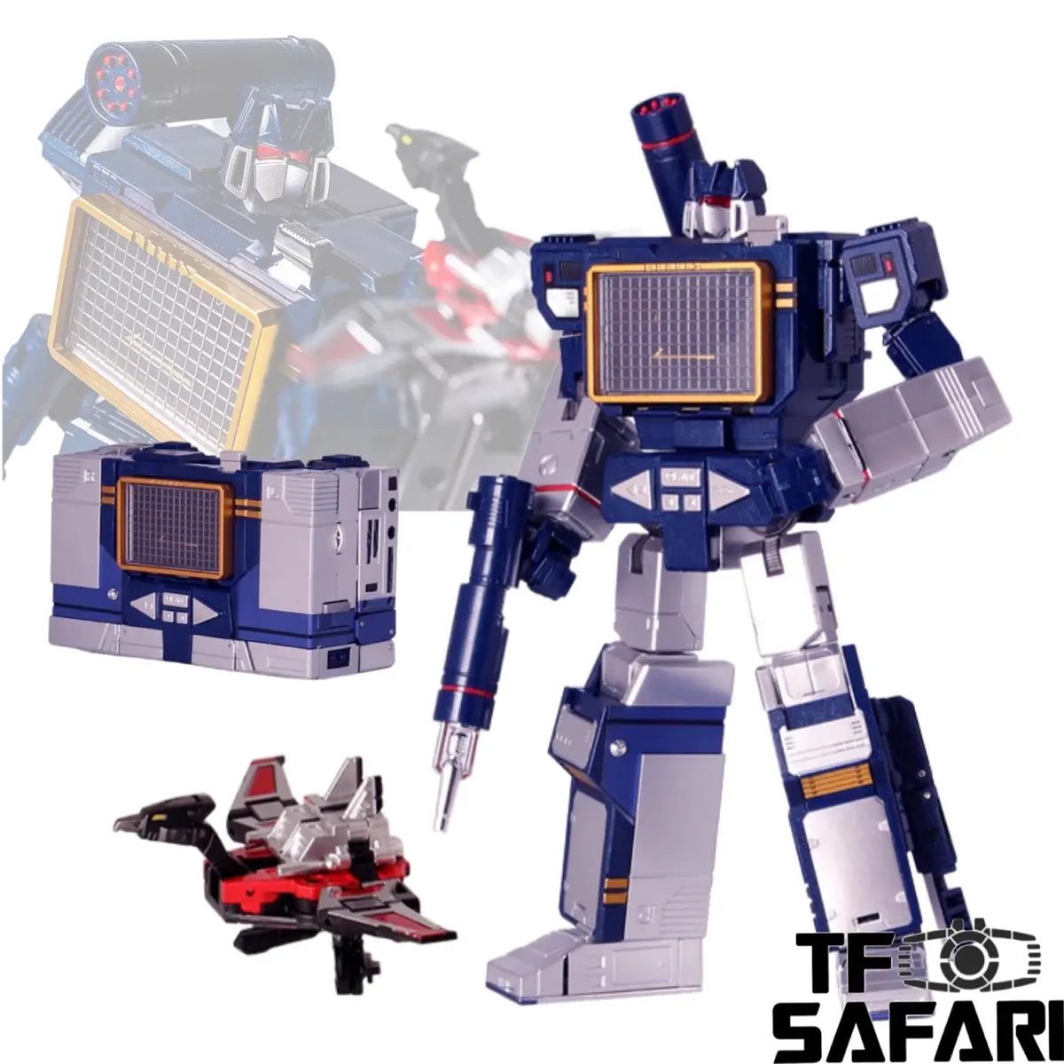 Toy House Factory Thf-01J Thf0j Sonic Wave (W/ One Cassette Only) 25Cm (Mp-13 Soundwave) 1