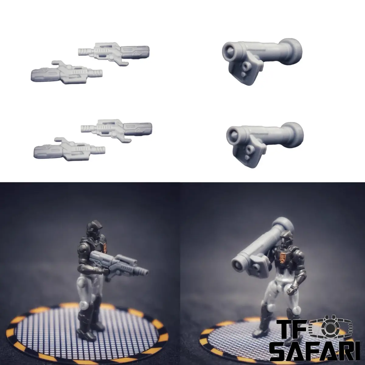 【Make-To-Order】Feite Ftdc-01B Ft-01C Weapons (Rifle, Stinger Missile) For Dia-Nauts (Diaclone Personnels ) Diaclone Upgrade Kit 1