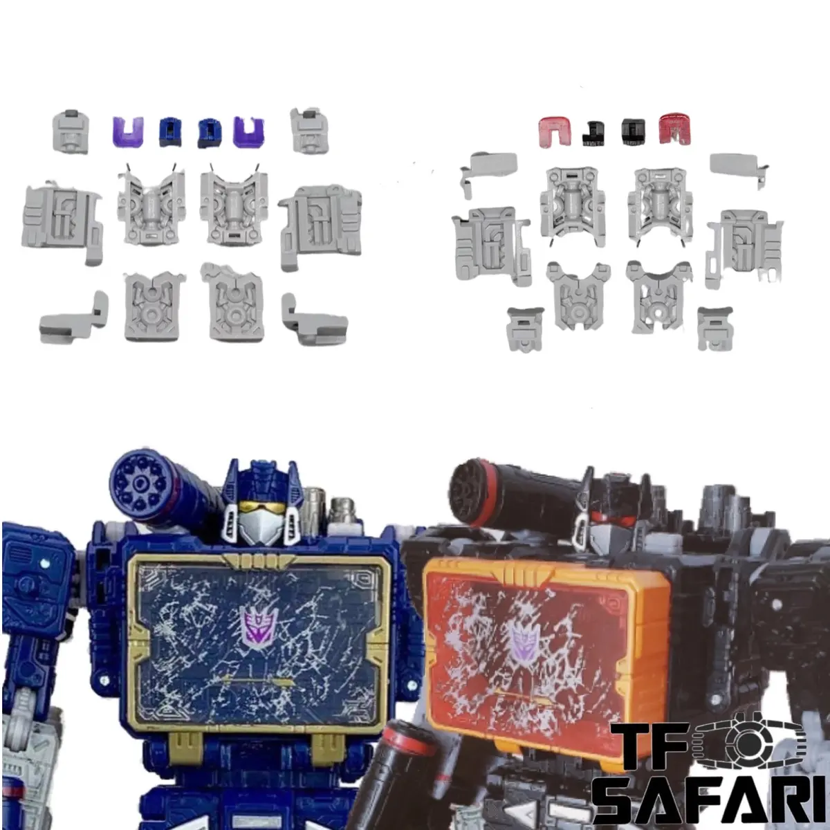 Go Better Studio Gx-14 Gx14 Gap Fillers For Wfc Siege Soundwave Upgrade Kit 1