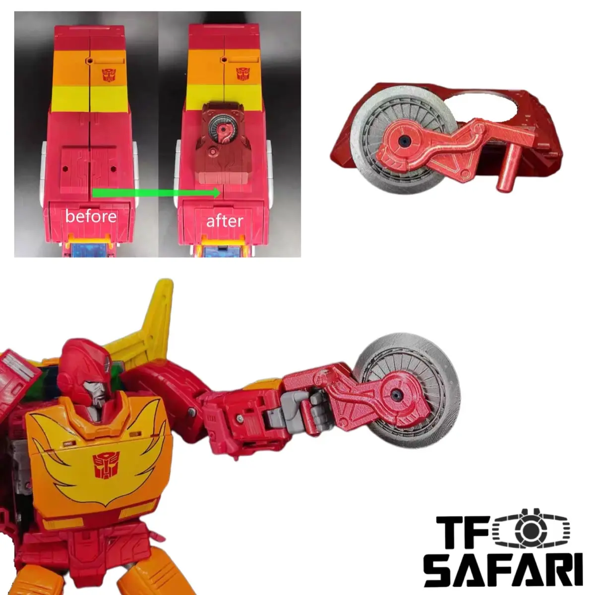 Bdt Studio  Bdt-20 Bdt20 Upgrade Kit （Handsaw） For Wfc Kingdom Rodimus Prime Upgrade Kit 1