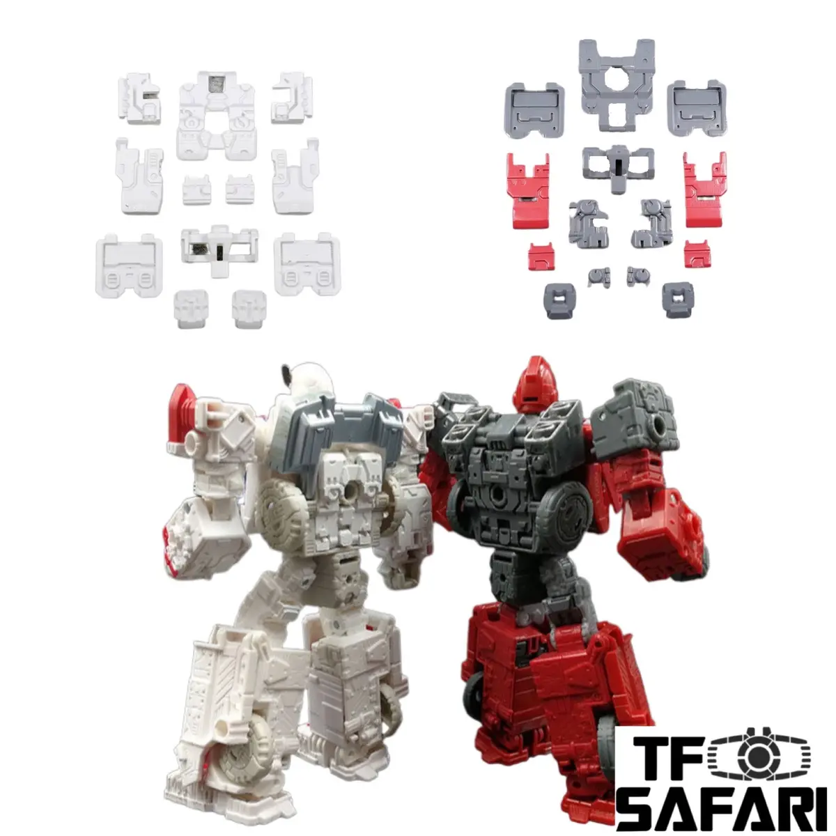 Go Better Studio Gx-04R / Gx-04W Gap Fillers For Wfc Siege Ironhide / Ratchet Upgrade Kit 3