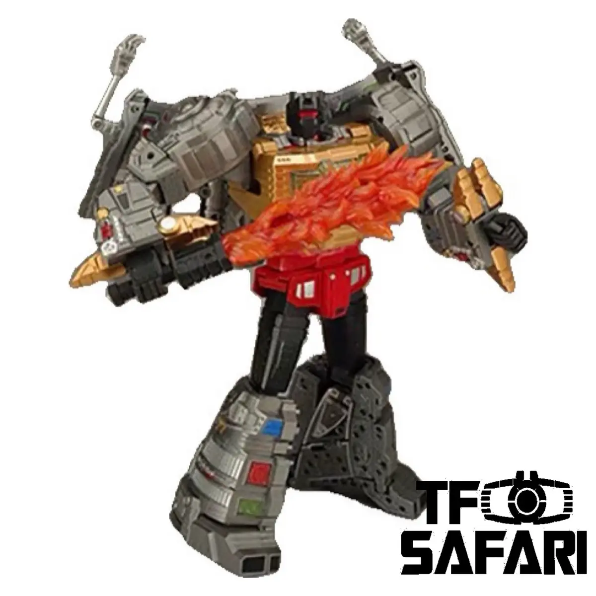 Gigapower Gp Hq-01 Hq01 Superator (Grimlock) Metallic Version Giga Power 29Cm / 11.5" 1