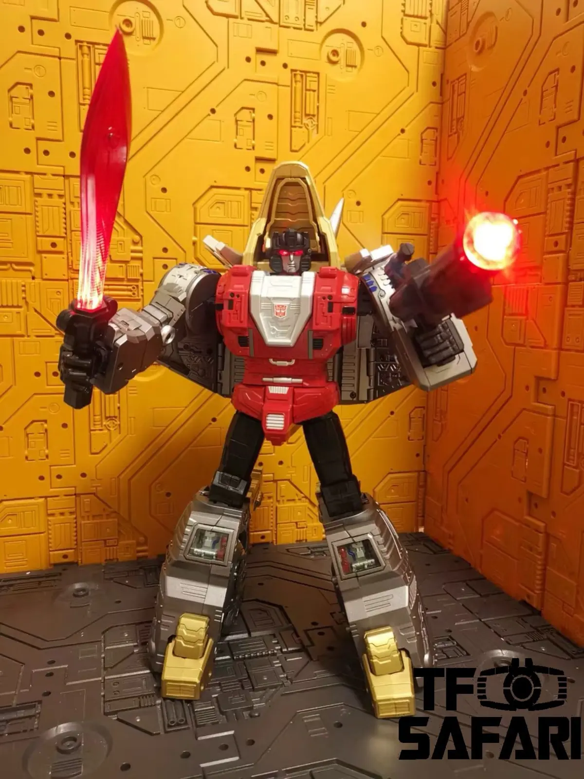 Gigapower Gp Hq-02 Hq02 Grassor (Slag) Metallic Version 28Cm / 11" 2