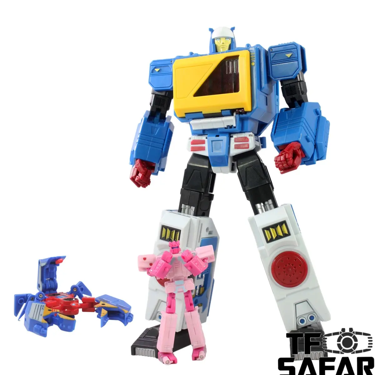 Keith's Fantasy Club Kfc Eavi Metal Phase 4B Doubledeck (Blaster / Twincast)Blue Version With Mandy / Stinger 24Cm 1