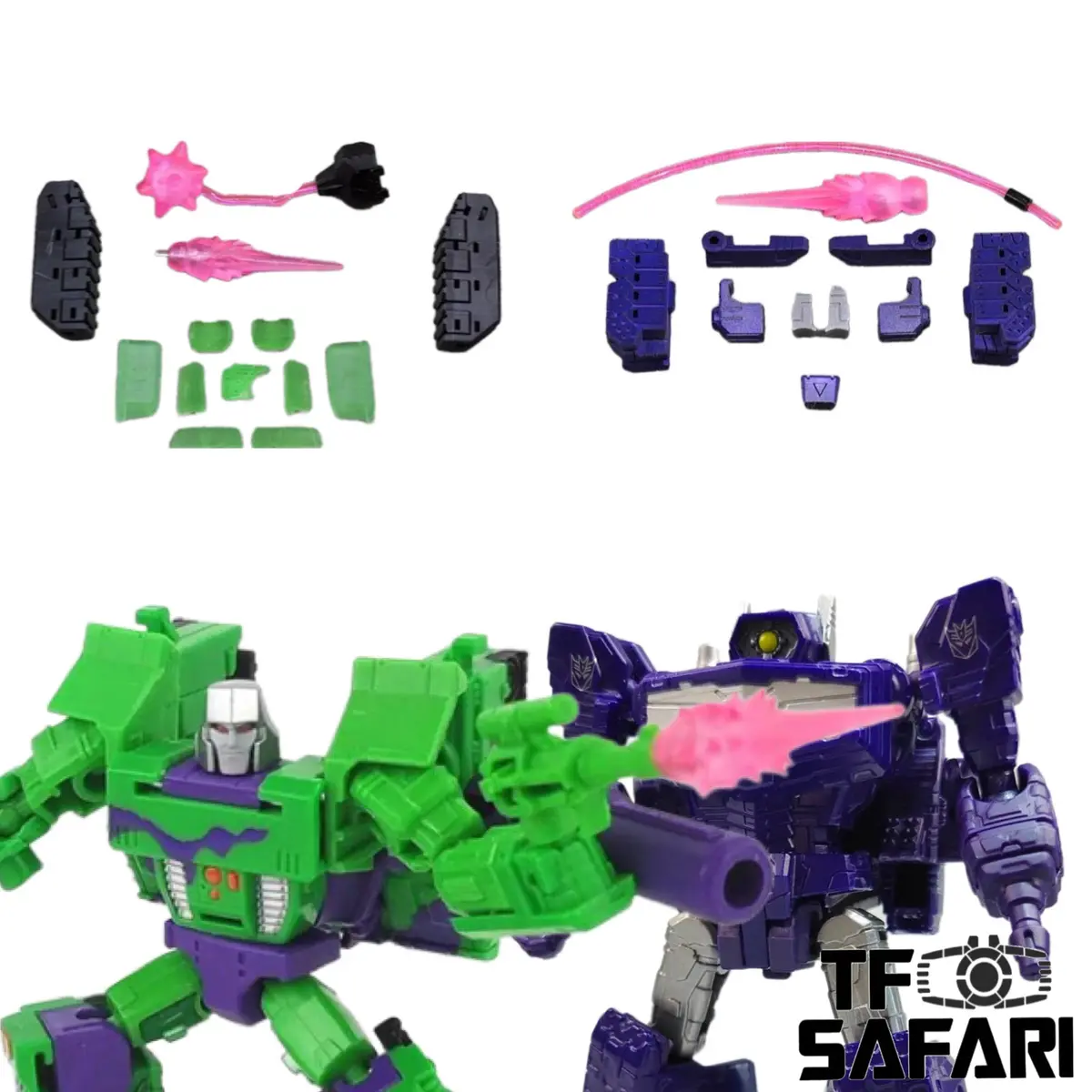 Shockwave Lab Sl-145 Sl-146 Sl145 Sl146 Gap Fillers & Upgrade Kit For Wfc Legacy Core-Class Shockwave & G2 Megatron Upgrade Kit 3