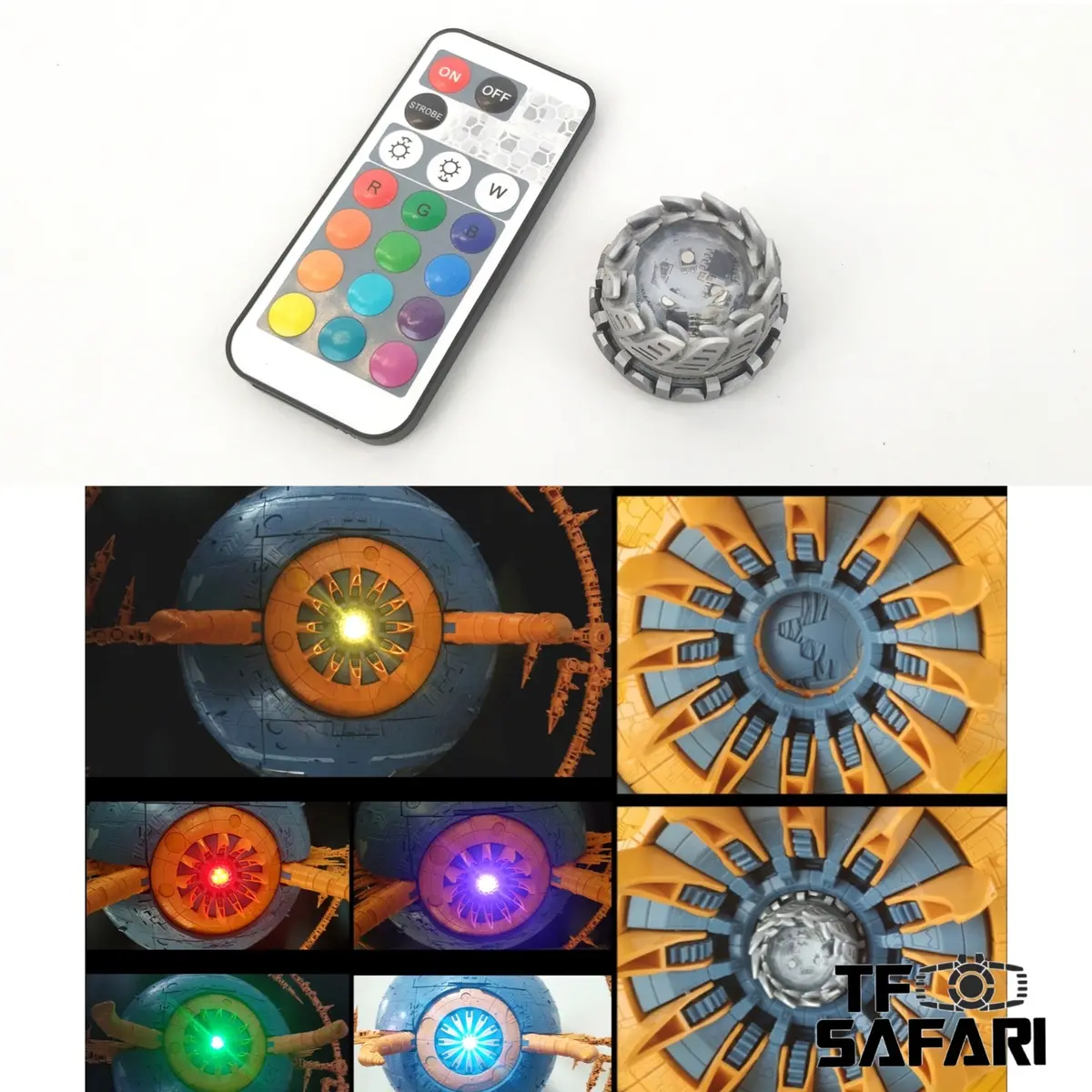 Shockwave Lab Sl-116 Sl116 Led Upgrade Kit For Titan-Class Unicron Planet Mode Upgrade Kit. 1