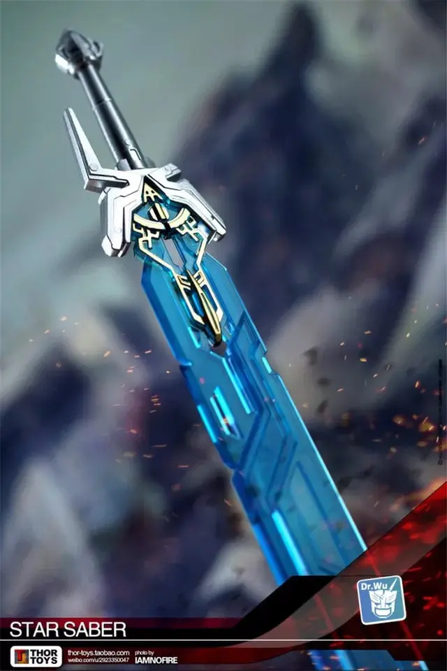 Dr.Wu Dw-Tp08 Star Saber Blue ( For Tfp Optimus Prime ) Dr Wu Upgrade Kit 1