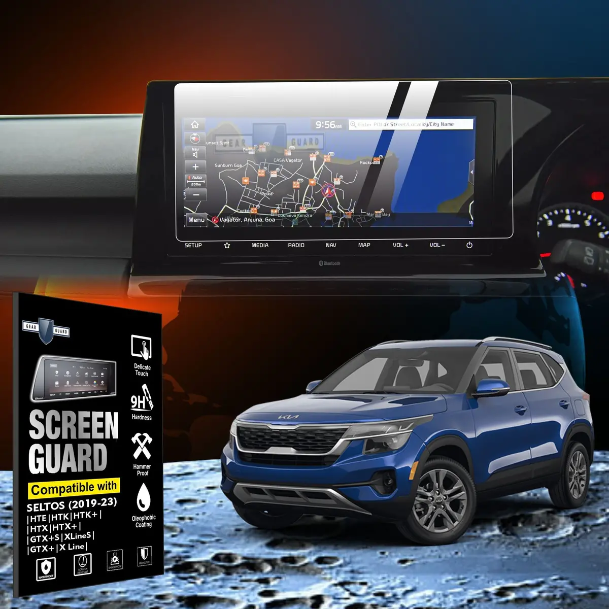 Kia Seltos Screen Protector [2019-2023] 1