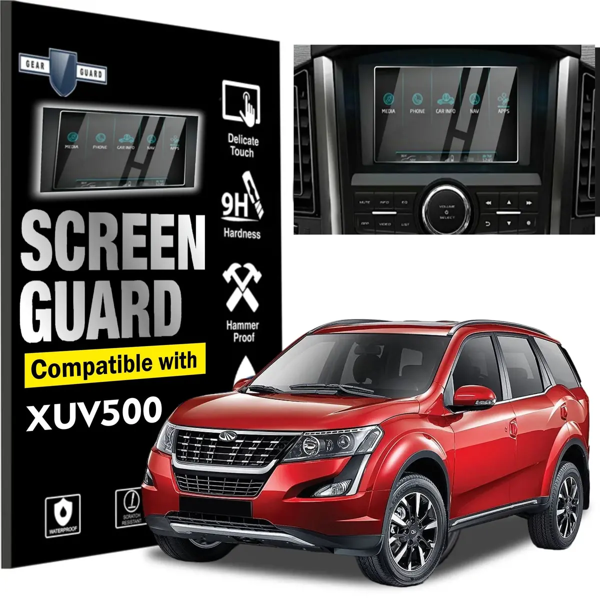 Mahindra Xuv 500 Accessories Touch Screen Guard 1