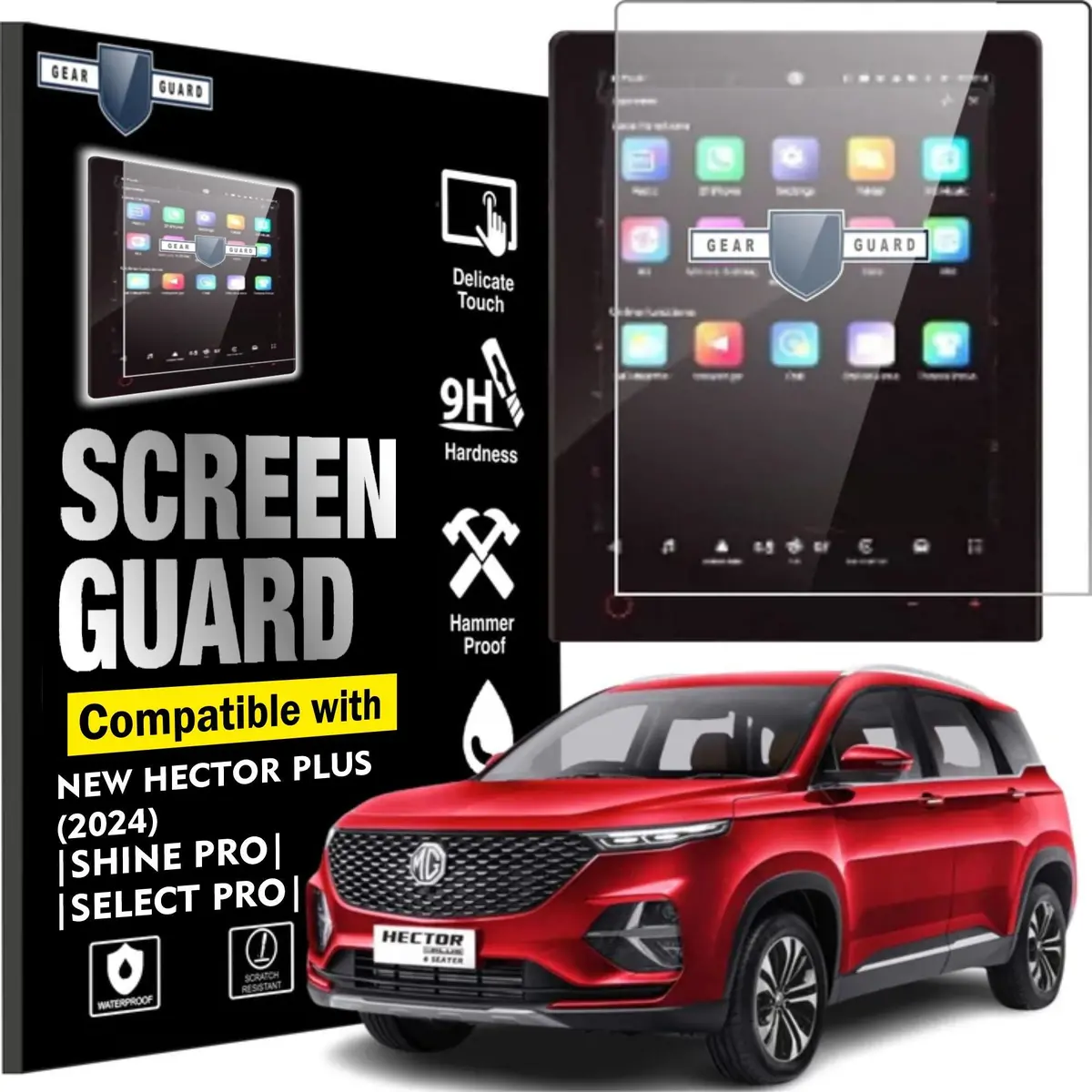 Mg Hector Facelift Touch Screen Guard [2023-2026] 1