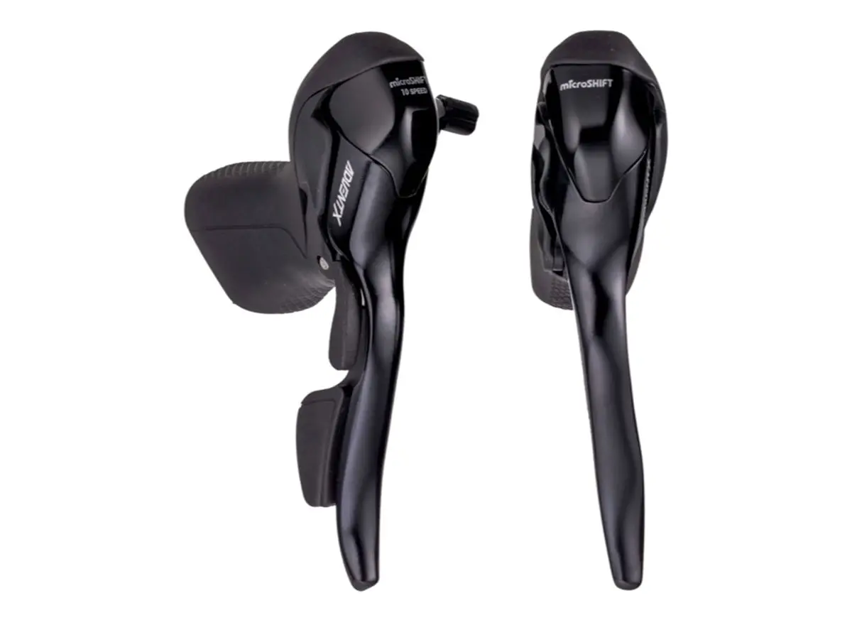 Microshift Advent X Drop Bar 1X10 Spd Shift Lever Set - Black 1