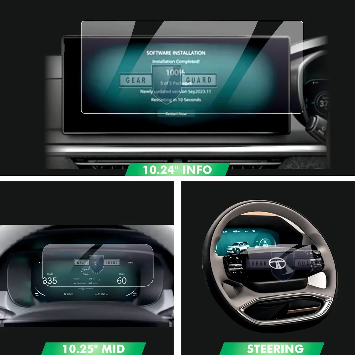 Tata Harrier Ev Screen Guard Bundle 1