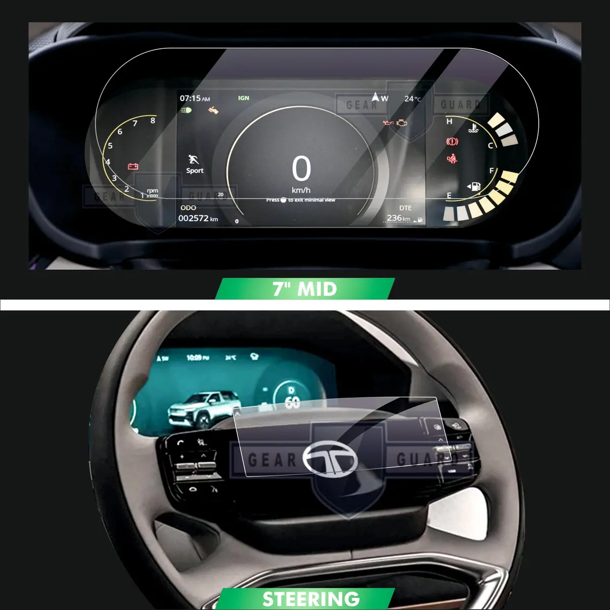 Tata Harrier Screen Guard Bundle [2023-2025] 1