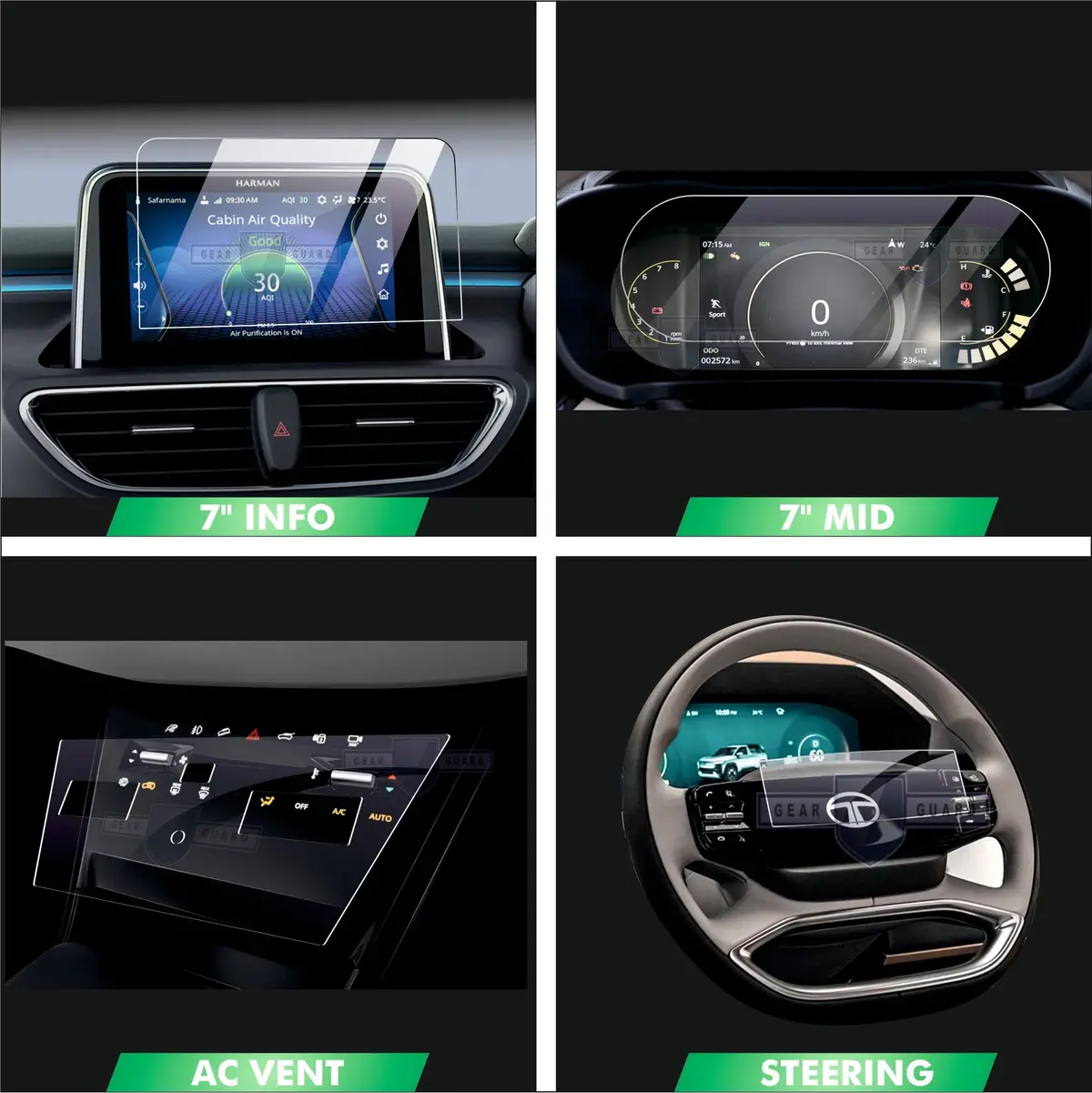 Tata Curvv Screen Guard Bundle [2023-2025] 1