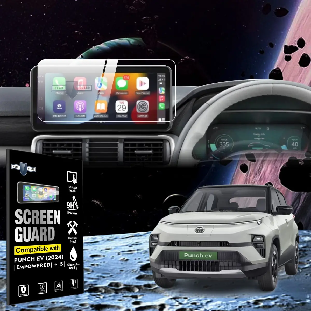 Tata Punch Ev Touch Screen Guard [2024-2025] 1