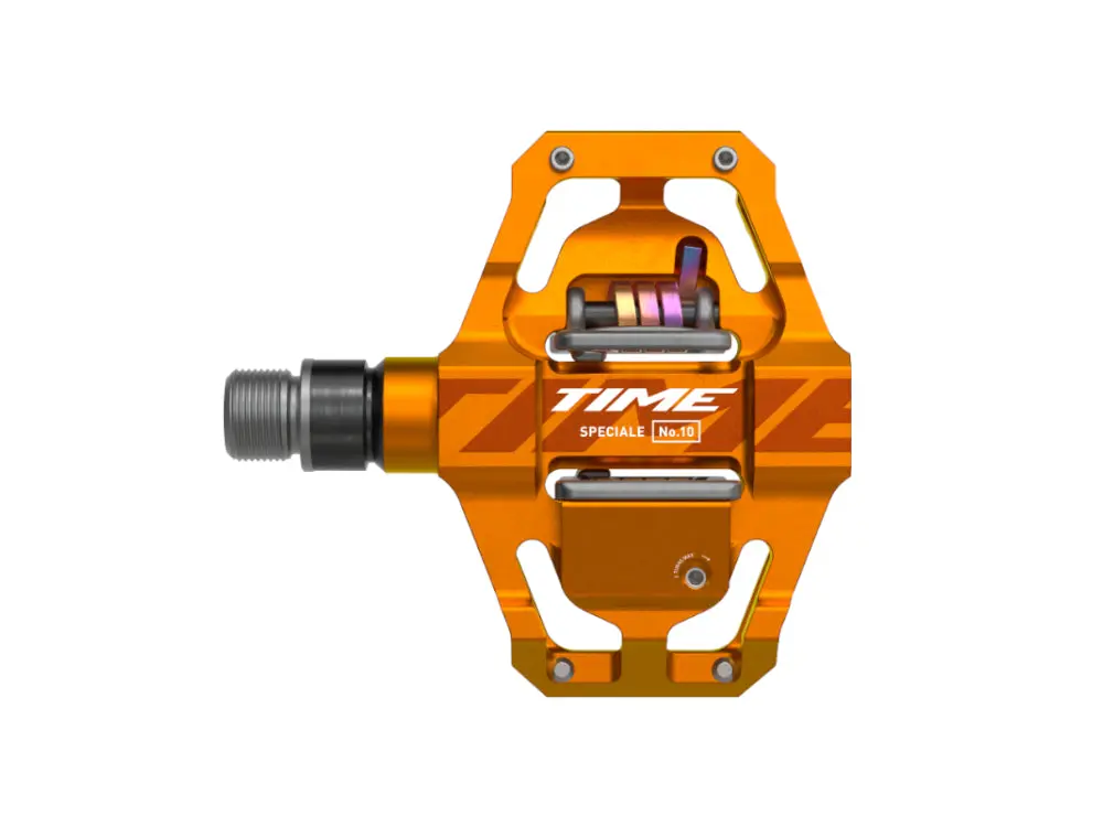 Time Speciale 10 Clipless Pedals - Small - Tangerine 1