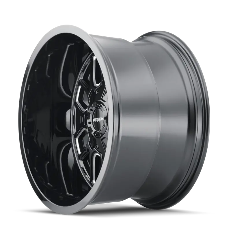 Mayhem Cogent Forged Wheel – 22X10 Inch, 5X127 Bolt Pattern, -19Mm Offset, 87.1Mm Hub Bore, Black W/ Milled Spokes 2