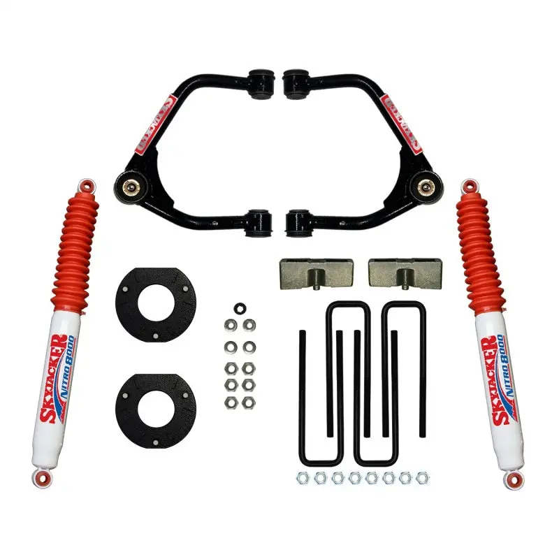 Skyjacker 3.5-Inch Rear Lift Kit With Nitro 8000 Shocks For 2019–2021 Gmc Sierra 1500 (Crew Cab, Short Bed) 1