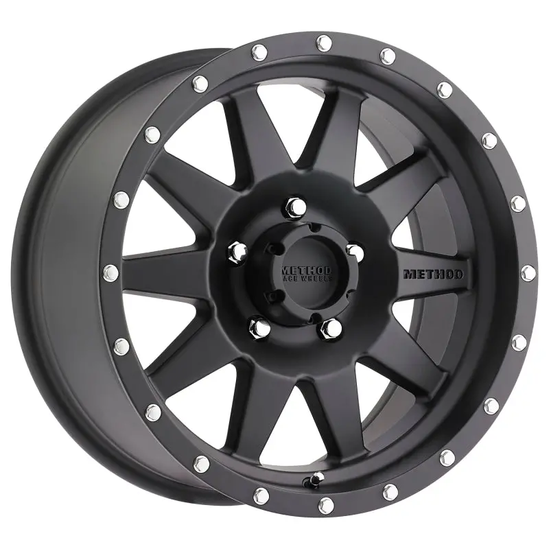 Method Mr301 The Standard 20X9 +18Mm Offset 5X150 116.5Mm Cb Matte Black Wheel 1
