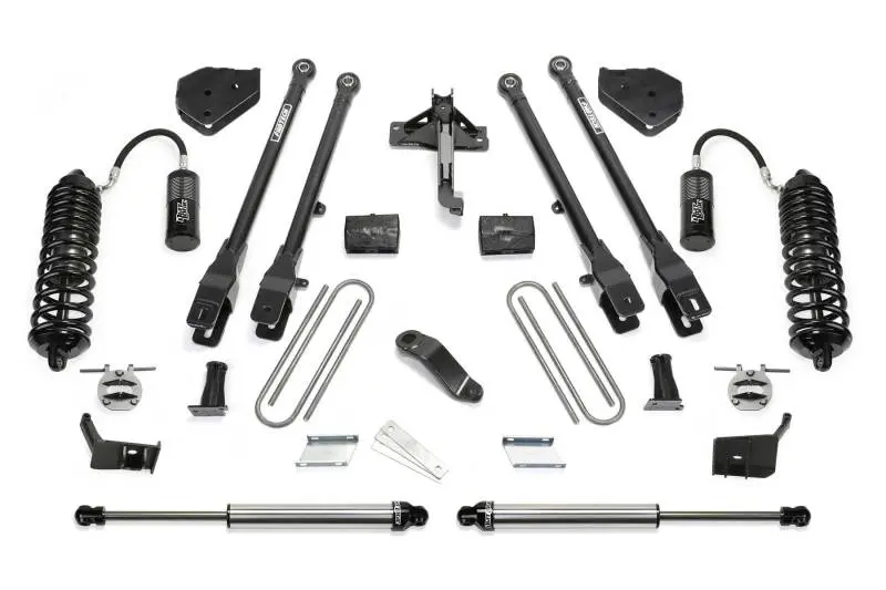 Fabtech 6-Inch 4-Link Lift System With Dual-Adjustable Coilovers For 2017 Ford F450/F550 Diesel 4Wd 1