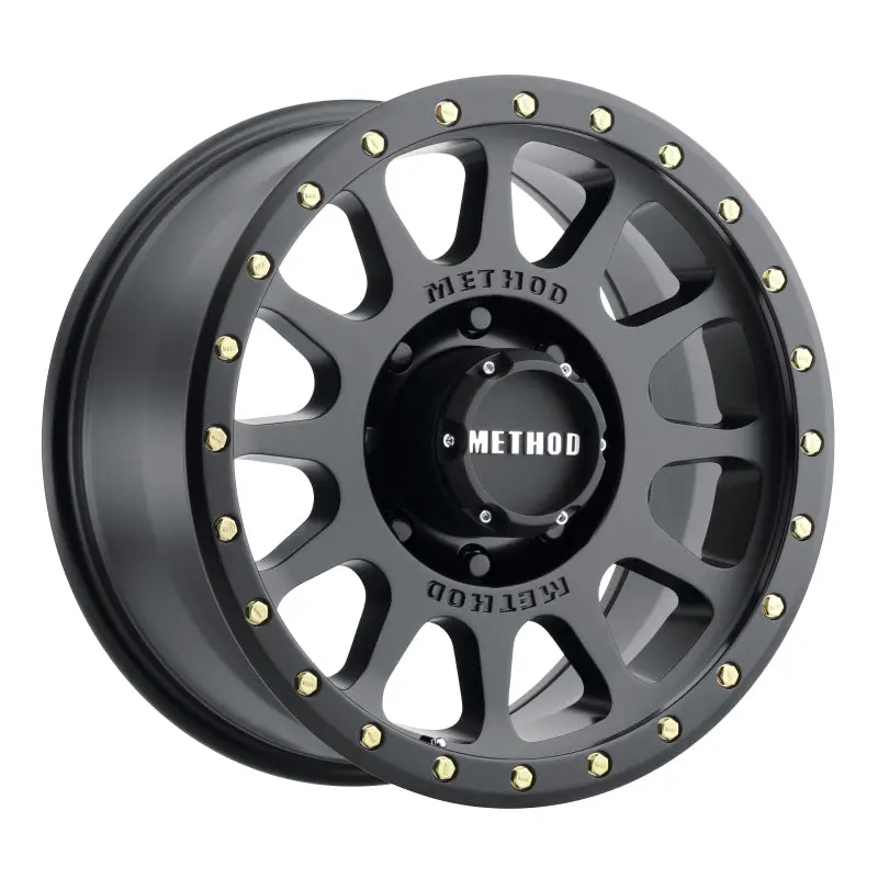 Method Mr305 Nv 20X10 -18Mm Offset 8X6.5 130.81Mm Cb Matte Black Wheel 1