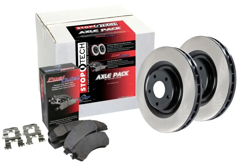 Centric Oe-Coated Full Brake Kit – Front And Rear, Four-Wheel Replacement 1