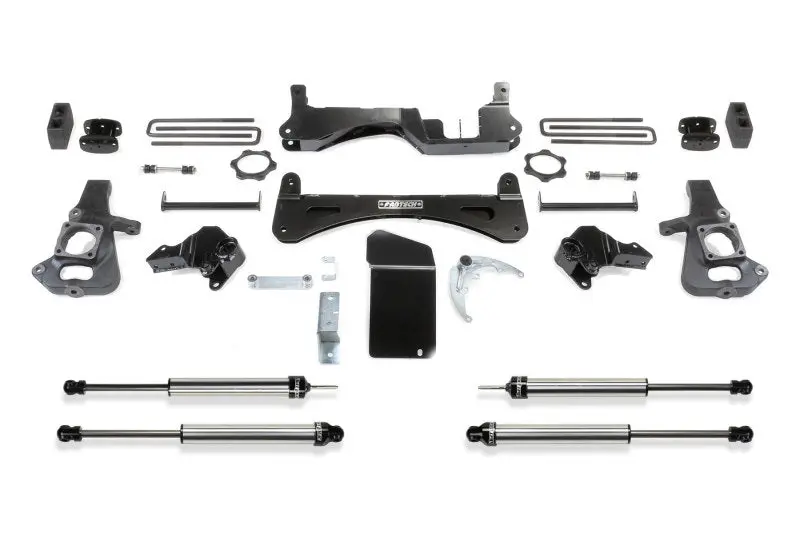 Fabtech 6-Inch Rts Lift System With Dual-Linked Shocks For 2001–2010 Gm C/K2500Hd & C/K3500Hd Trucks 1